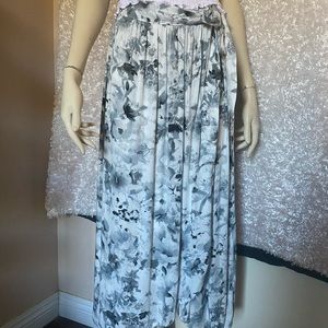 Long wrapped around skirt